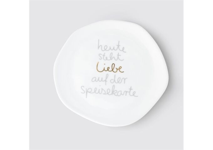 Räder Kleiner Teller Heute steht Liebe auf D.14cm