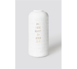 Räder Vase Die Liebe blüht zu jeder ZeitD14cm H30cm
