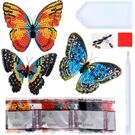 CRYSTAL ART Kreativset Diamond Painting Butterflies