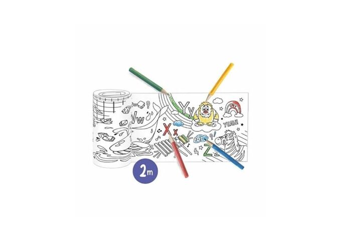 TRENDHAUS Malset a.Papierrolle ABC Champions