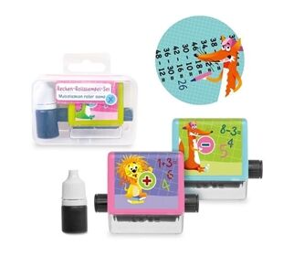 TRENDHAUS Rollstempel Rechnen ABC Champions sort.