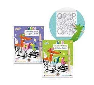 TRENDHAUS Zaubermalbuch m.Bleistift ABC Champions