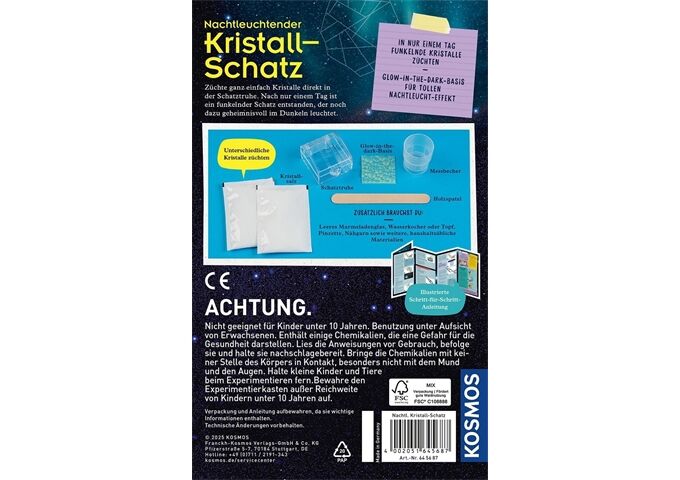 Kosmos Nachtleuchtender Kristall-Schatz