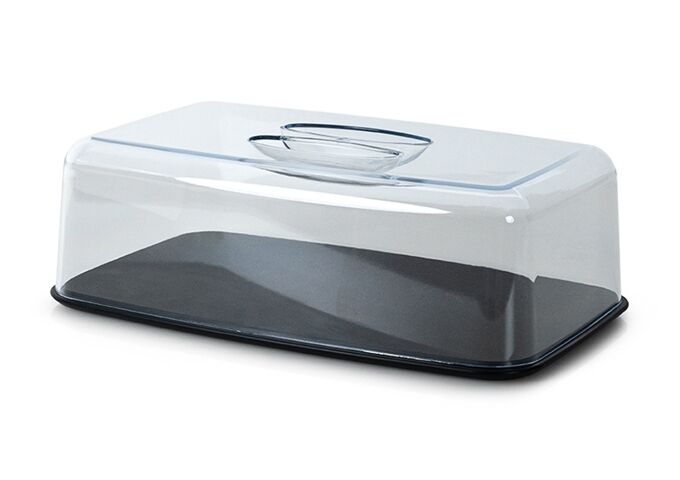 Continenta Holzpapierfaser Käseglocke, Duracore 34x21x11 cm