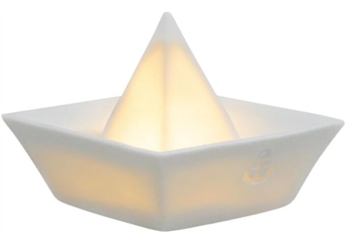 Räder LED Schiff 12,5x8x7,5cm CR2032. Timer 6/18 h