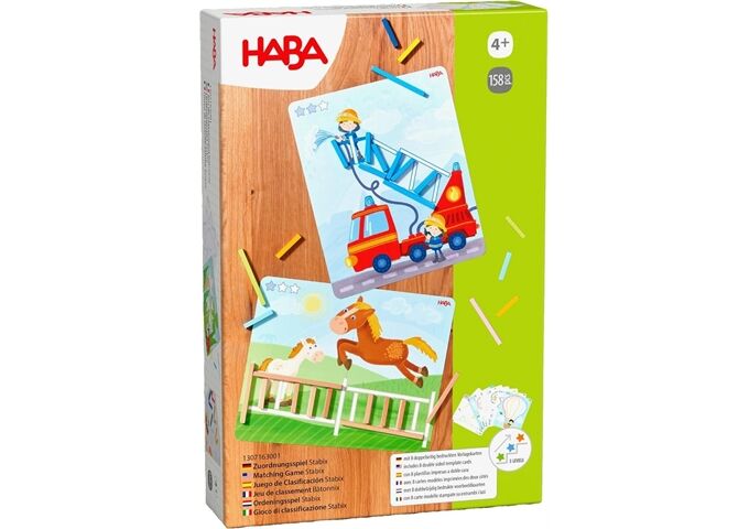 Haba Zuordnungsspiel Stabix De/En/Fr/Nl/It/Es