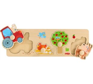 Haba Greifpuzzle Bauernhof, (De/E/F/Nl/It/Es)
