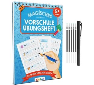 Edubini Magisches Vorschule Übungsheft Großbuch