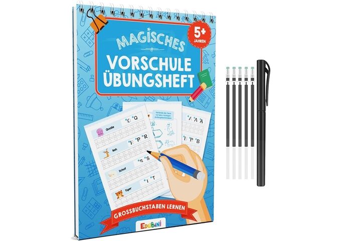 Edubini Magisches Vorschule Übungsheft Großbuch