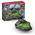 Schleich Stein Düsenjet Fahrzeug mit Mini Cr