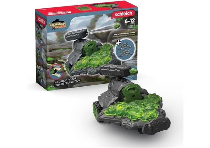 Schleich Stein Düsenjet Fahrzeug mit Mini Cr