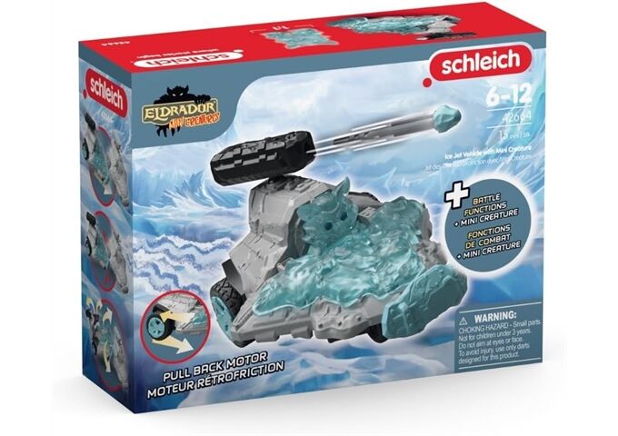 Schleich Eis Düsenjet Fahrzeug mit Mini Cret