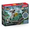 Schleich Dschungel Düsenjet Fahrzeug mit Min