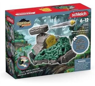 Schleich Dschungel Düsenjet Fahrzeug mit Min