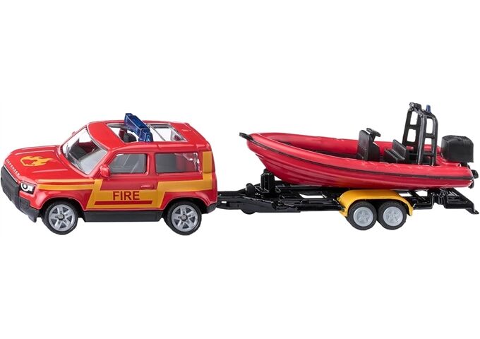 Siku SIKU Land Rover Defender mit Boot