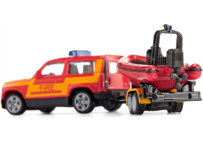 Siku SIKU Land Rover Defender mit Boot