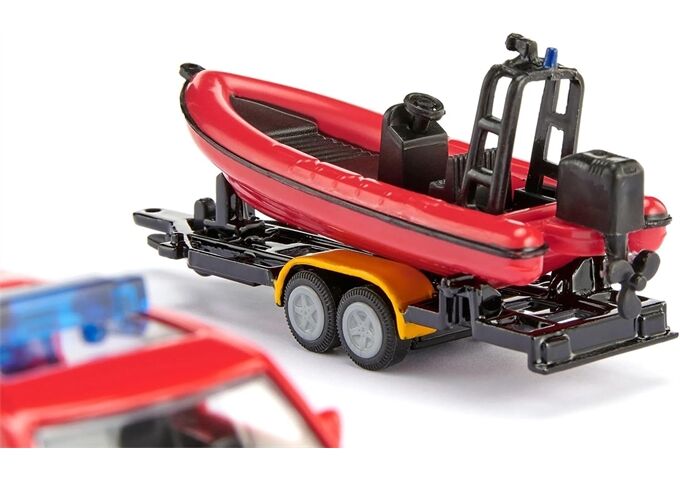 Siku SIKU Land Rover Defender mit Boot