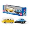 Siku VW T1 mit Anhänger und VW Käfer