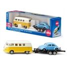 Siku VW T1 mit Anhänger und VW Käfer