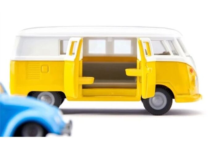 Siku VW T1 mit Anhänger und VW Käfer