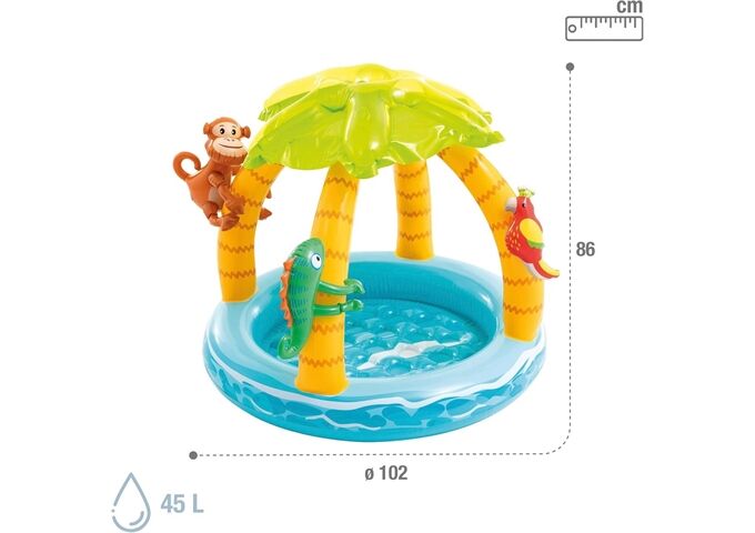 INTEX Tropical Island Palm Tree Baby Pool