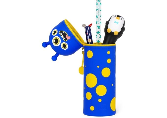 Legami KAWAII 2-IN-1 SOFT SILICONE PENCIL CASE - MONSTER
