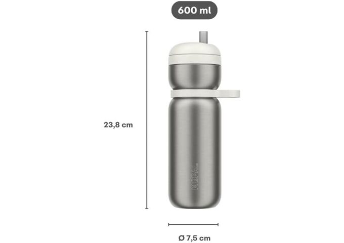 MEPAL Sportflasche Twist 600 ml - Mountain red