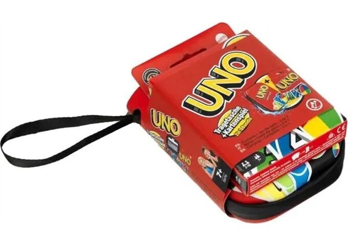 MATTEL GAMES|Mattel UNO Kartenspiel mit Carry Bag Set