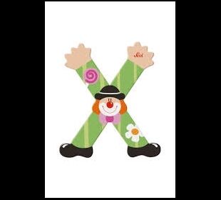 trudi Buchstabe Clown X
