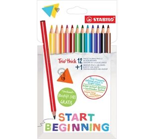 STABILO Farbstiftetui Trio 12ST+ 1 Gratis