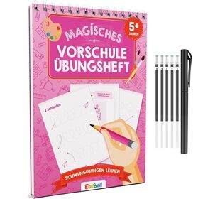 Edubini Magisches Vorschule Übungsheft Schwungü