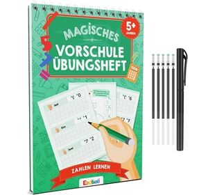 Edubini Magisches Vorschule Übungsheft Zahlen L