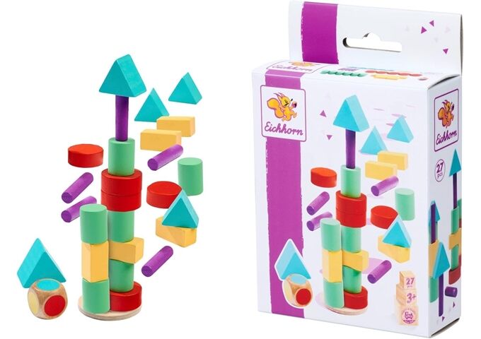 Eichhorn Eh Games Stapelspiel Würfel