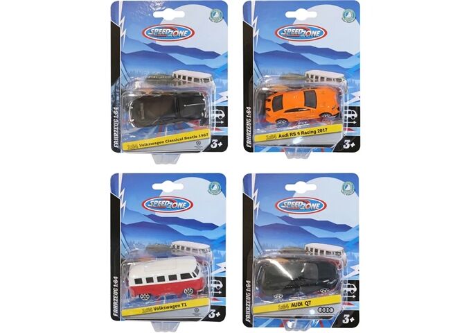 Speedzone SZ D/C Lizenz Fahrzeuge,1 ;64, Freil