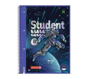 BRUNNEN Cillegebl.Premium Student Robot Heroes A4 kariert