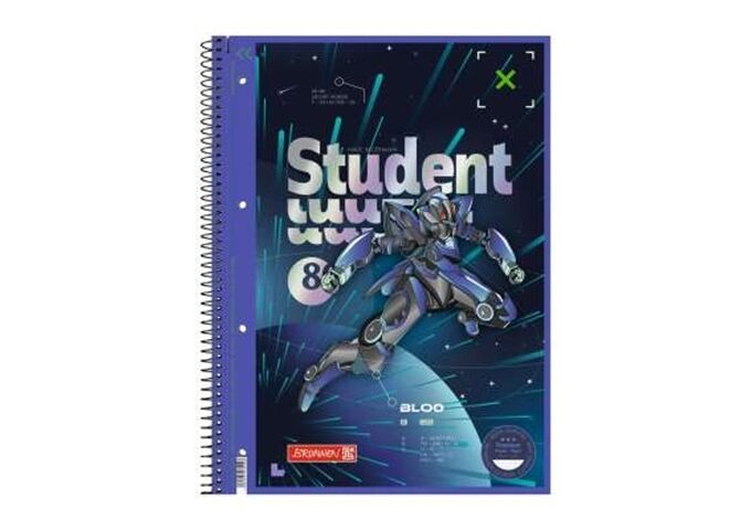 BRUNNEN Cillegebl.Premium Student Robot Heroes A4 kariert