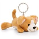 Nici Schlüsselanhänger Hund braun 10 cm liegend GREEN