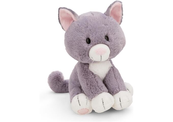 Nici Kuscheltier Katze grau 20cm sitzend GREEN