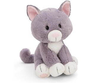 Nici Kuscheltier Katze grau 25cm sitzend GREEN