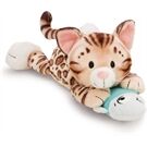 Nici Kuscheltier Katze Bengal & Fisch30cm liegend GREEN