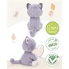 Nici Kuscheltier Katze grau 25cm sitzend GREEN