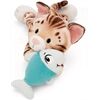 Nici Kuscheltier Katze Bengal & Fisch30cm liegend GREEN