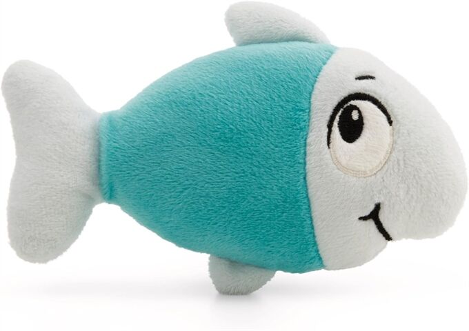 Nici Kuscheltier Glückskatze & Fisch30 cm liegend GREEN