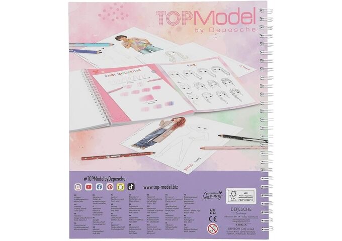 Depesche Create Your Topmodel Malbuch