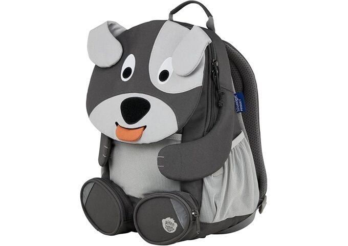 Affenzahn Großer Freund Hund grau