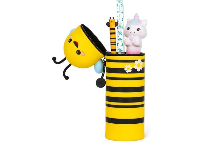 Legami KAWAII 2-IN-1 SOFT SILICONE PENCIL CASE - Bee