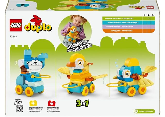 LEGO® Duplo Tiere Auf Rädern 3-In-1-Set