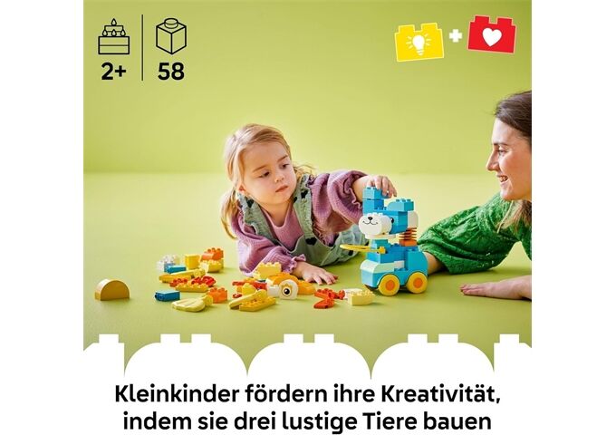 LEGO® Duplo Tiere Auf Rädern 3-In-1-Set