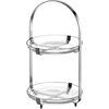 Leonardo Etagere CUCINA silber 2-teilig