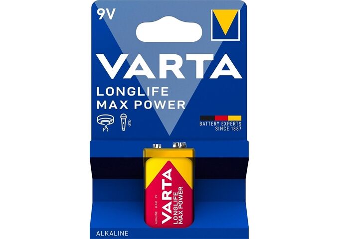 Varta Batterie MAX 9Volt Blister